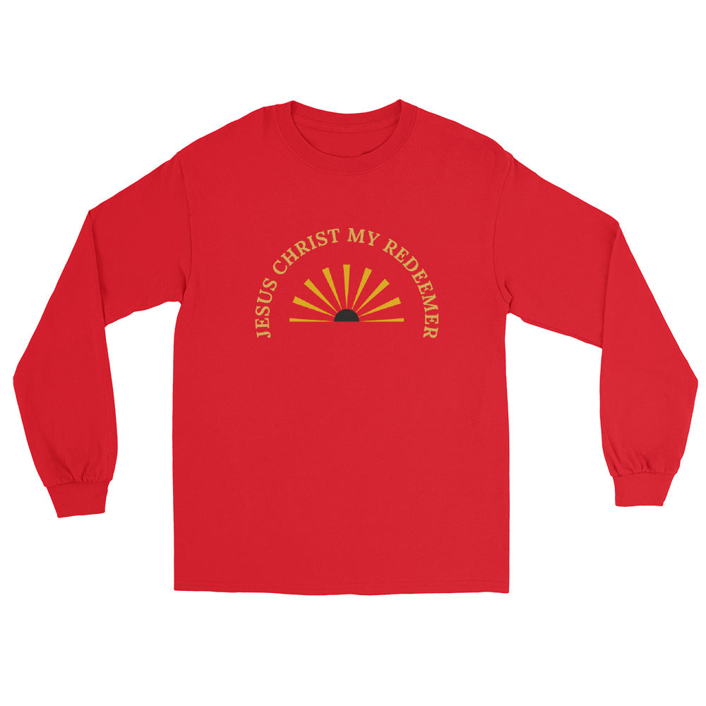 UNISEX Long Sleeve Shirt "Jesus Christ My Redeemer"