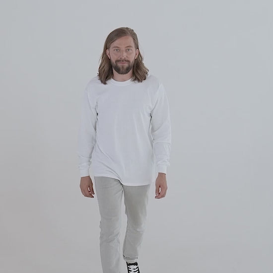 Men's Long Sleeve Shirt Gildan 2400.mp4