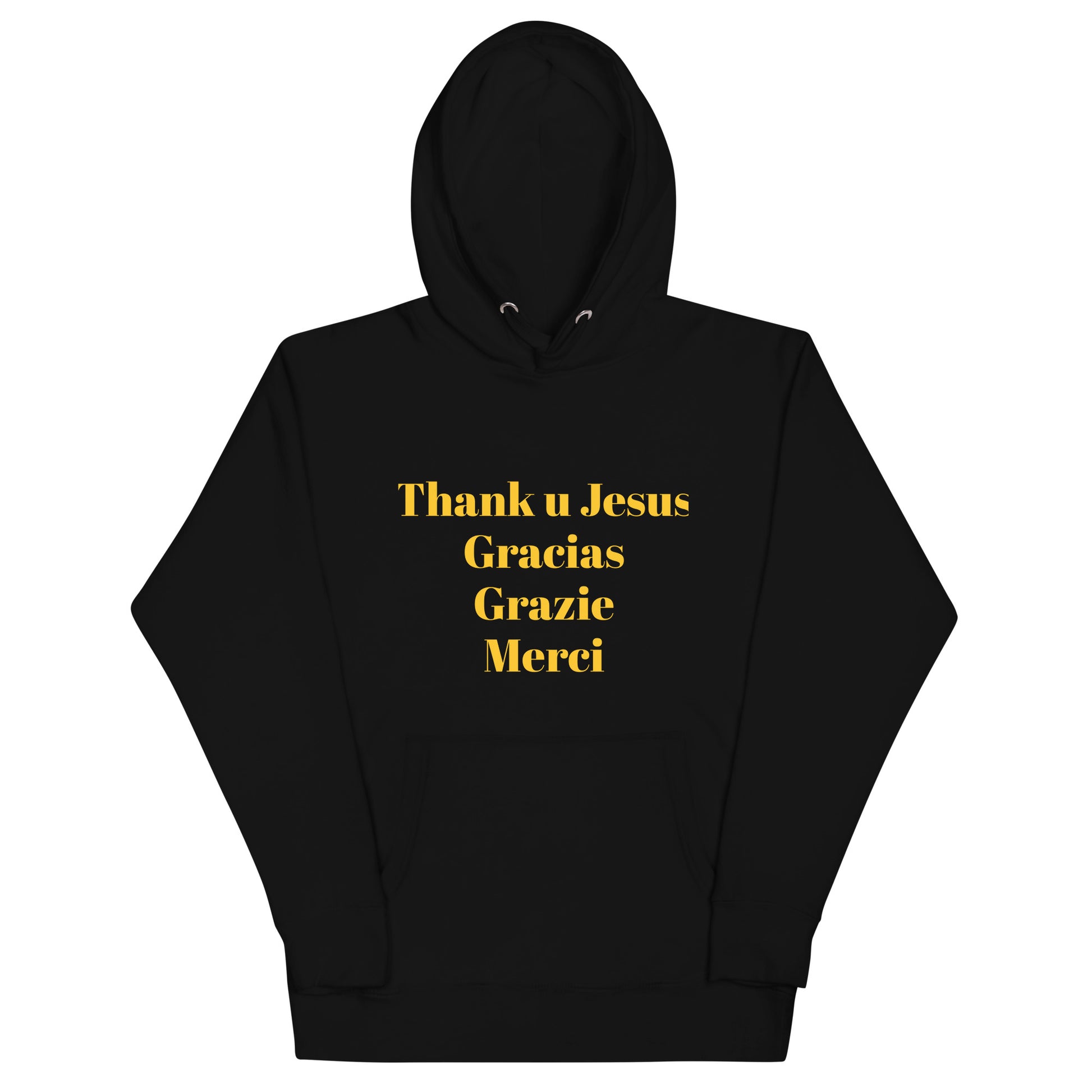 Unisex Hoodie | Thank You Jesus | Gracias | Grazie | Merci