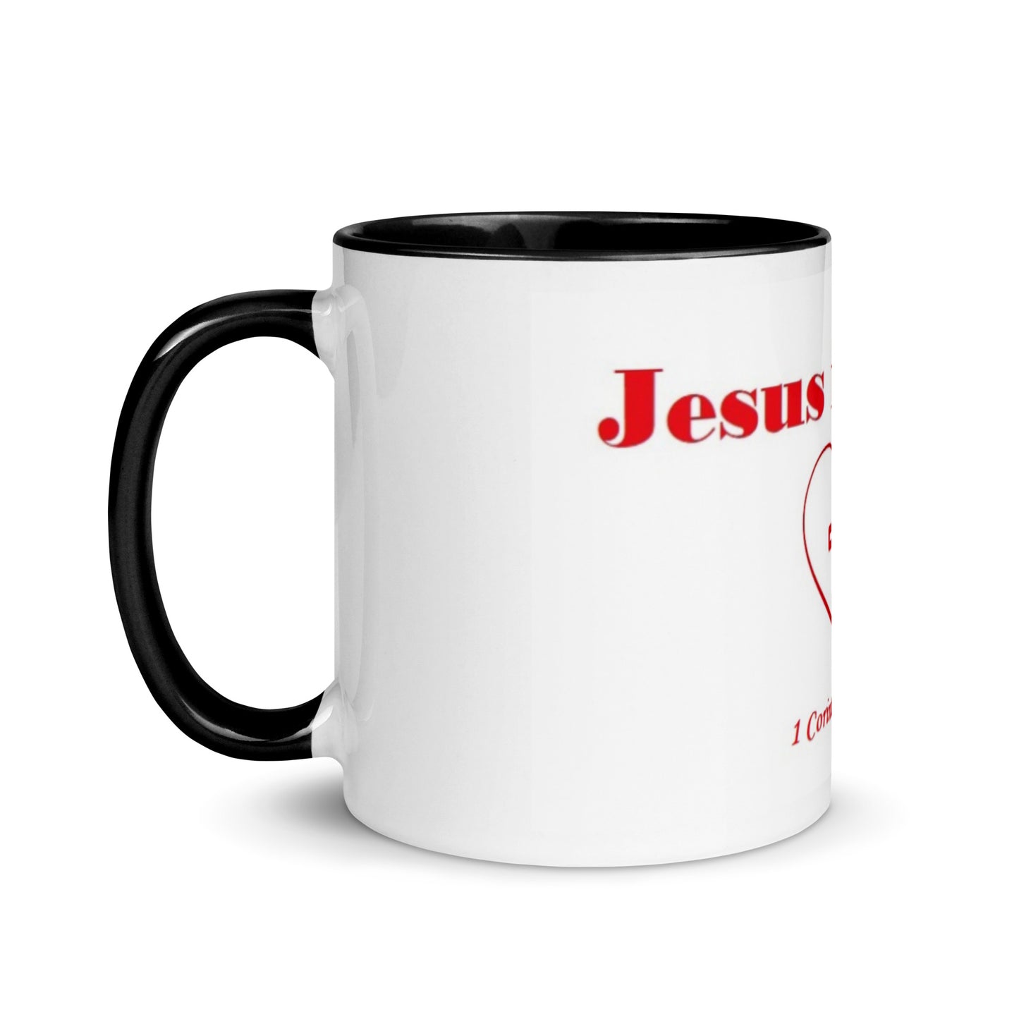 Mug with Red Color Inside | Jesus is Love