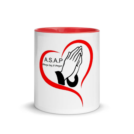 Mug Red or Dark Color Inside | ASAP-Always Say a Prayer